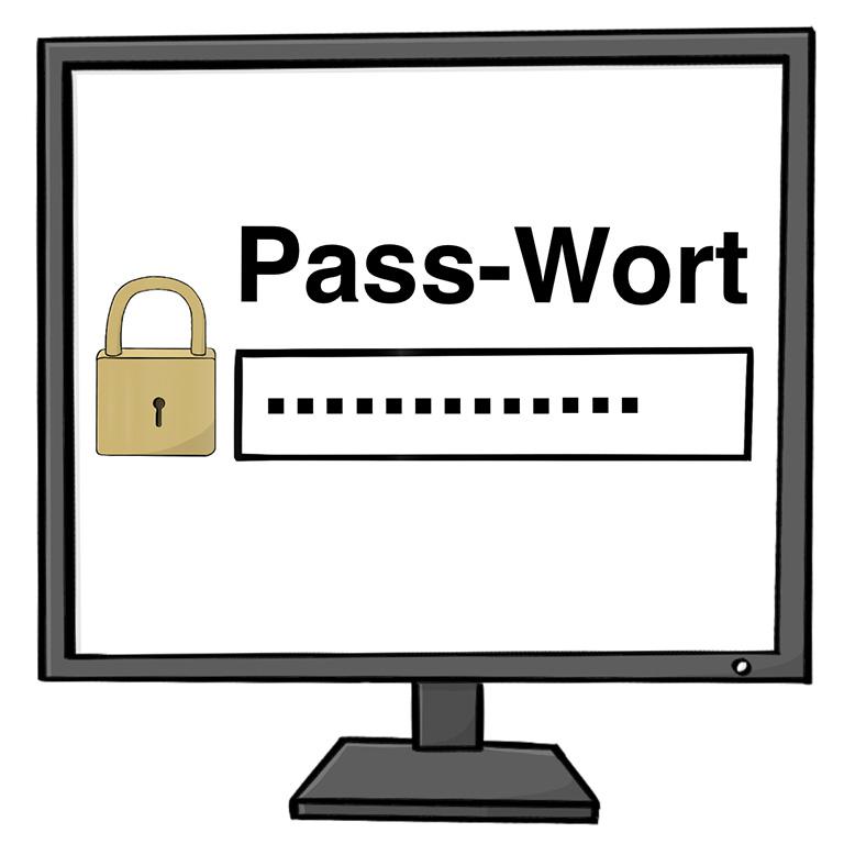 Die Internetberatung ist Passwortgeschützt